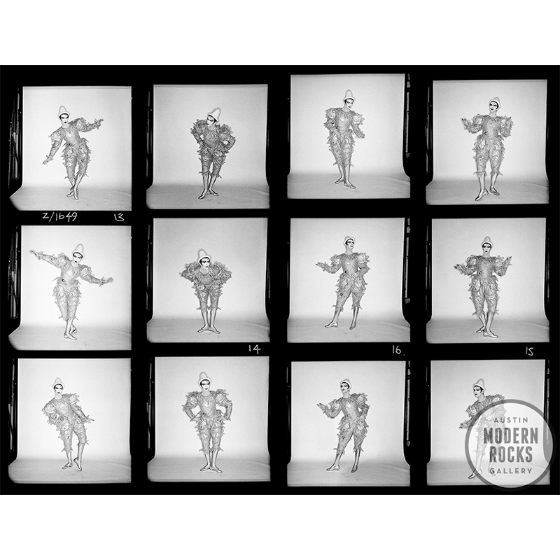 David Bowie contact sheet by Duffy