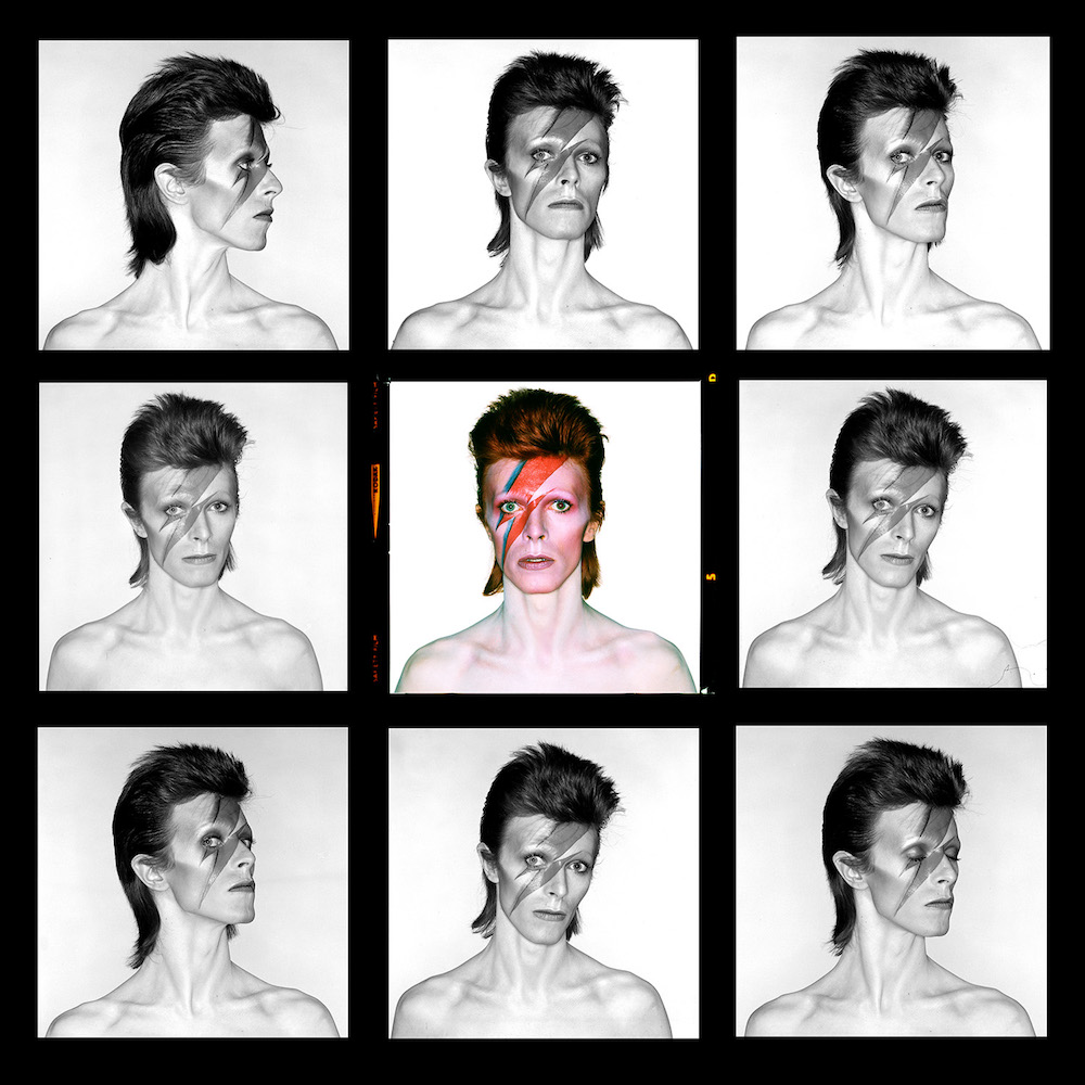 NEW RELEASE David Bowie Aladdin Sane contact sheet
