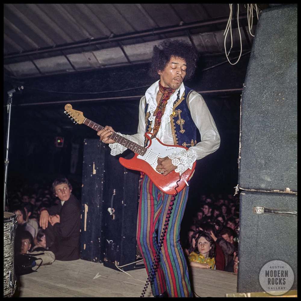 Jimi Hendrix 1967 by Alec Byrne