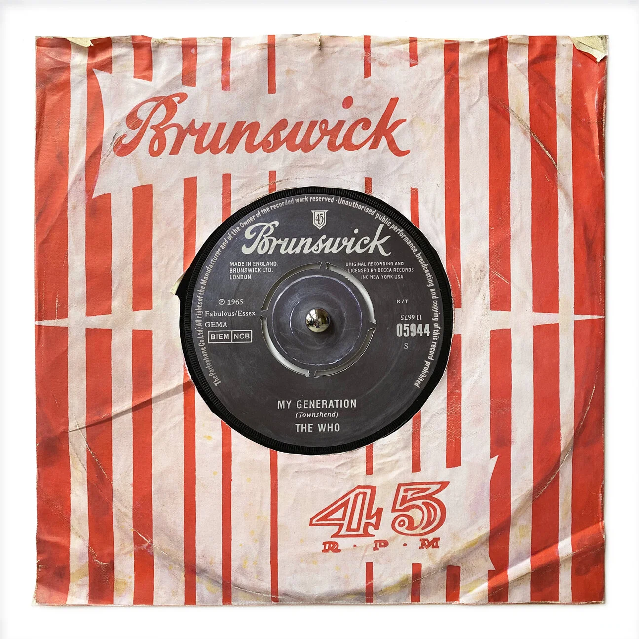 The Who  : "My Generation"  :  Supersize Single