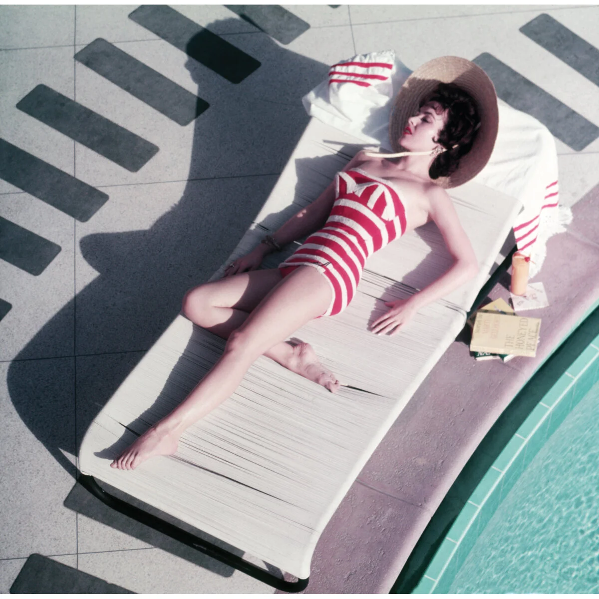 Mara Lane At The Sands by Slim Aarons