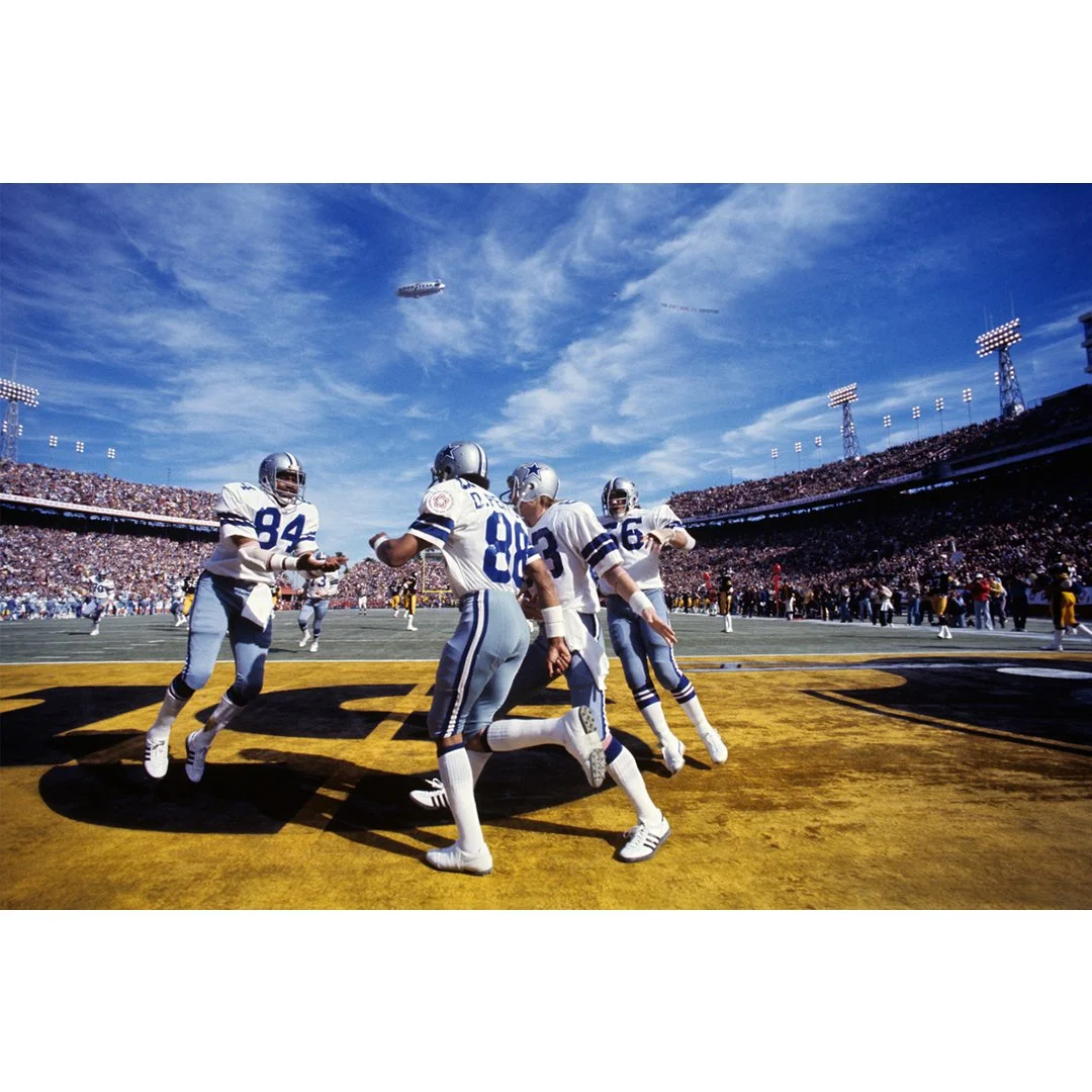 Dallas Cowboys Celebrating in the End Zone By Neil Leifer