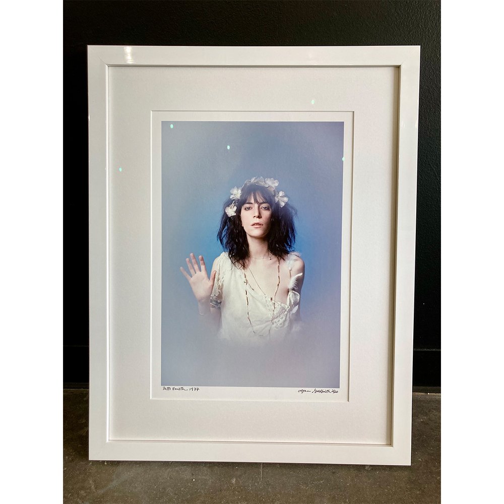 Patti Smith by Lynn Goldsmith, framed signed limited edition print
