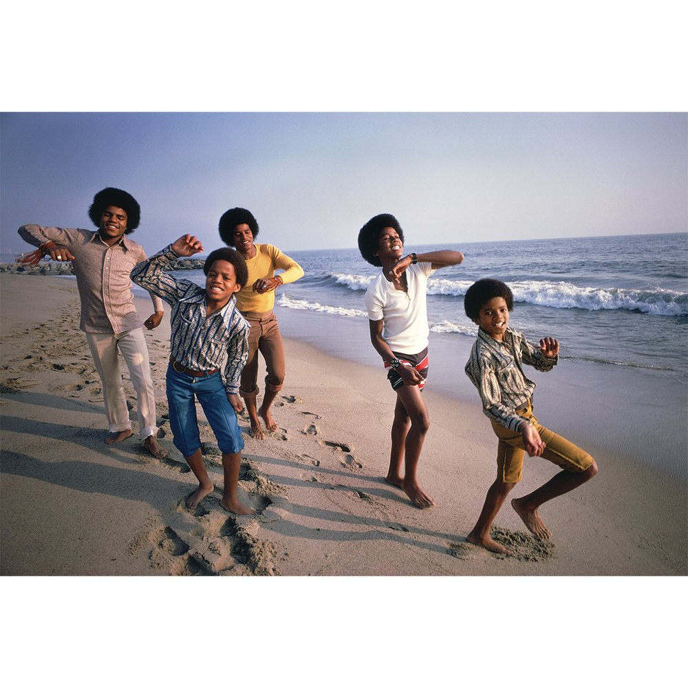 Jackson 5 in Malibu Beach, 1970 by Lawrence Schiller