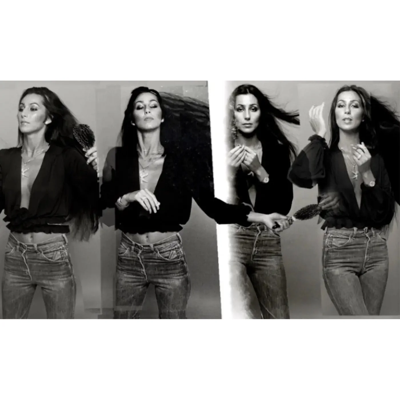 Cher 4-Up Sequence by Norman Seeff