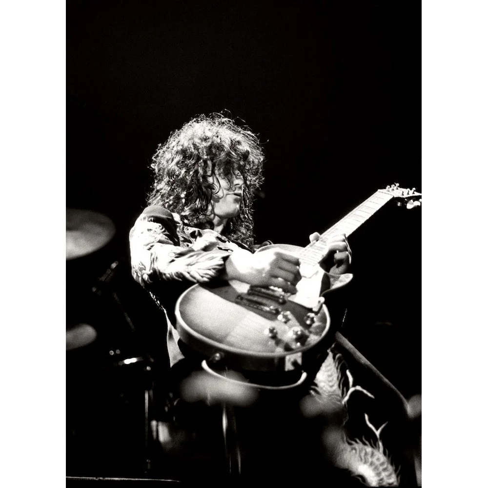 Jimmy Page of Led Zeppelin by Jill Furmanovsky