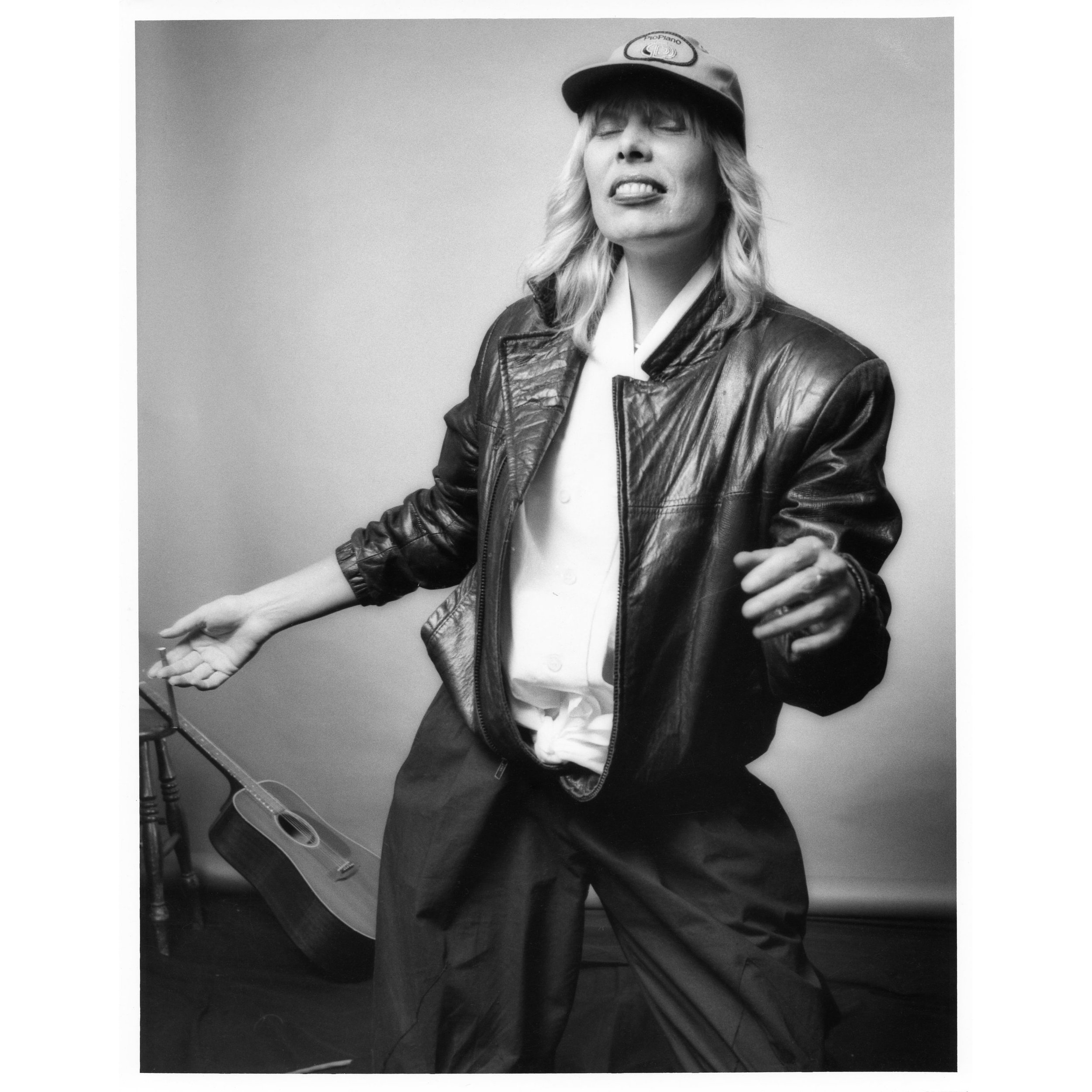 Joni Mitchell vintage 8x10" print from 1982 by Norman Seeff