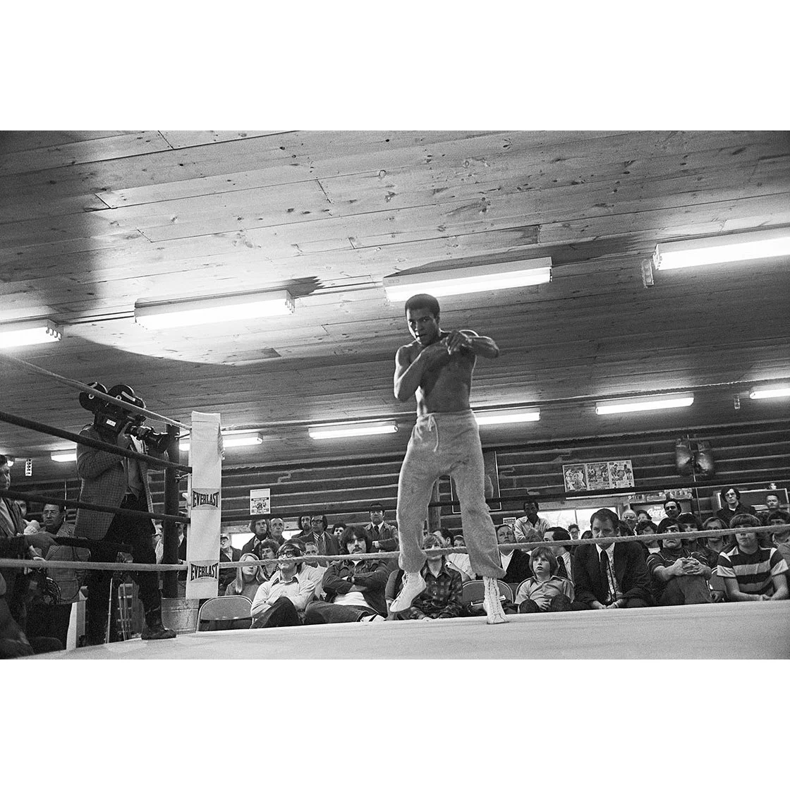Muhammad Ali shadow boxing by Michael Brennan