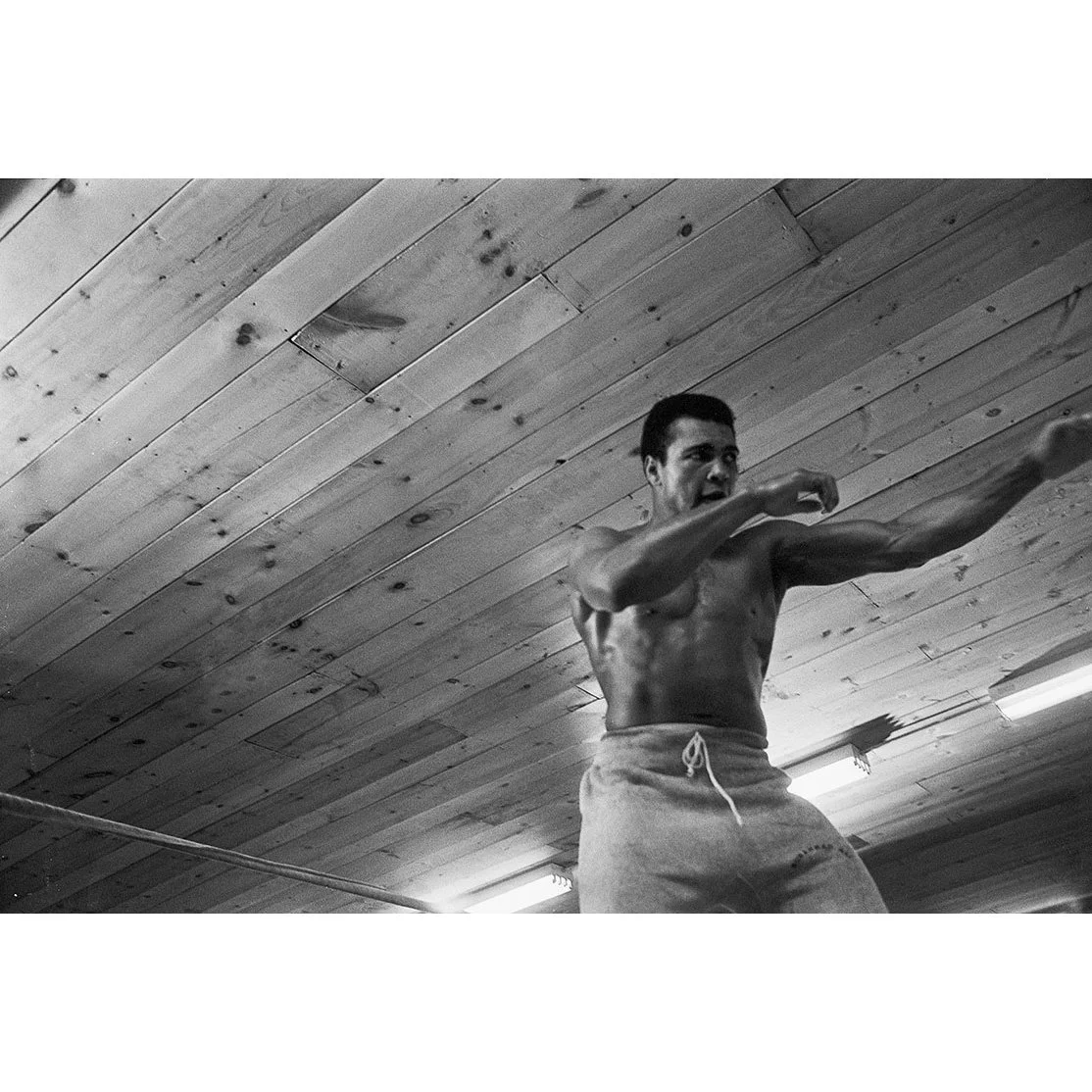 Muhammad Ali 1977 training session by Michael Brennan