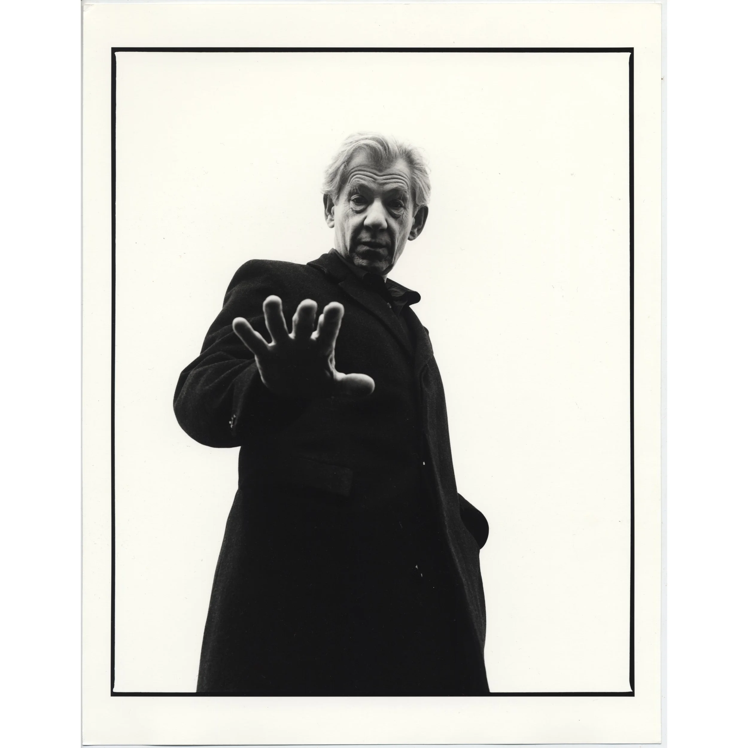 Ian McKellen vintage 11x14" print by Jake Chessum