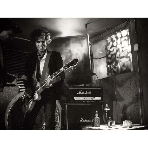 Keith Richards Playing Guitar Brian Aris