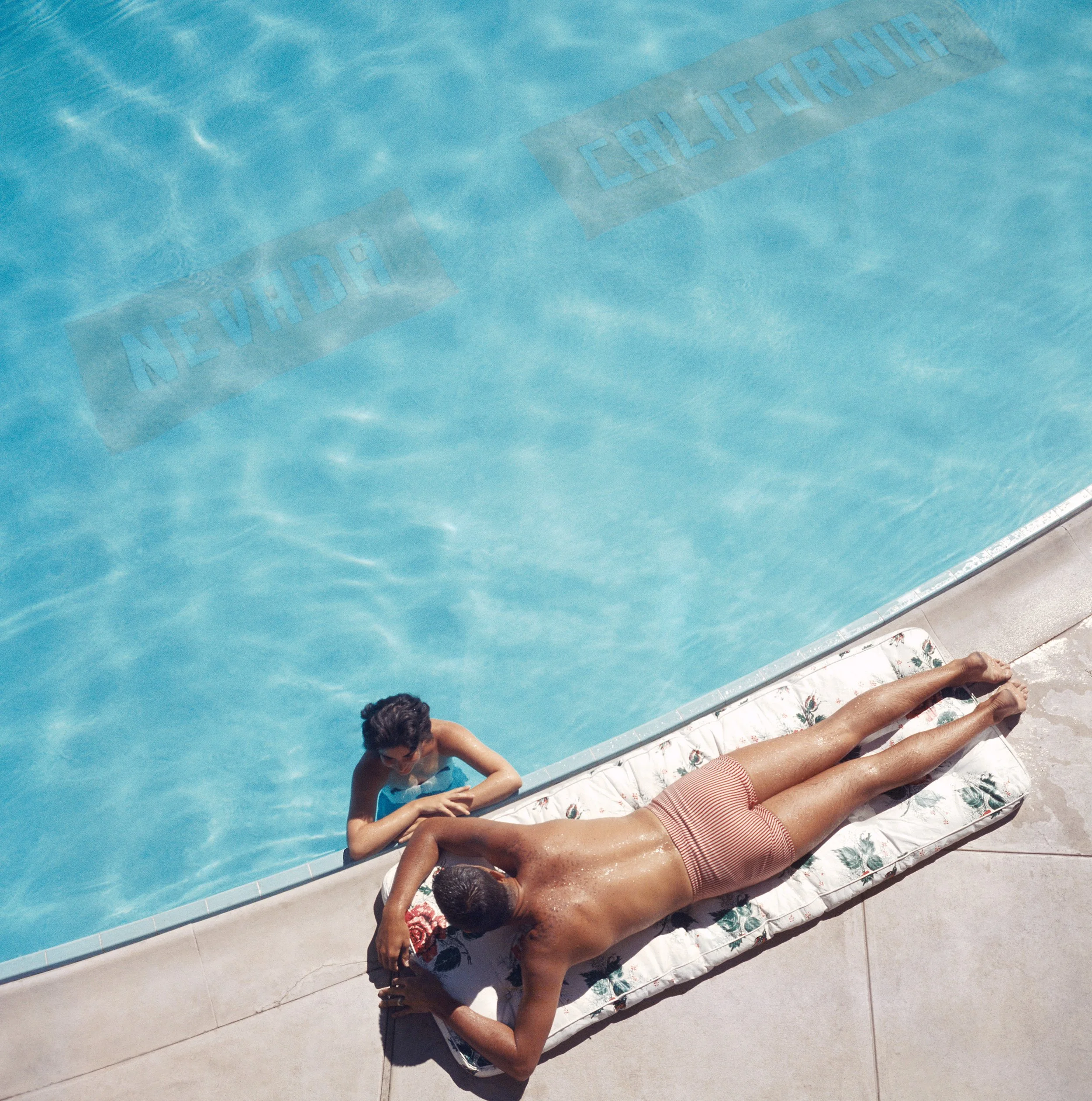 Lake Tahoe Couple 1959 by Slim Aarons