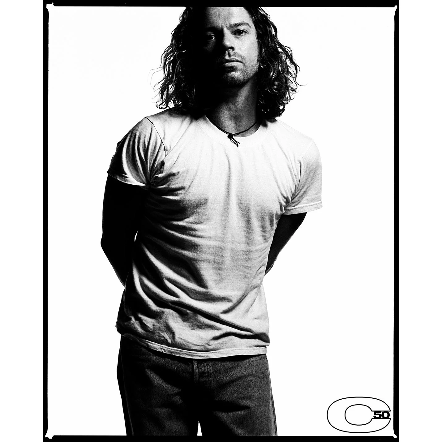 Michael Hutchence of INXS by Chris Cuffaro