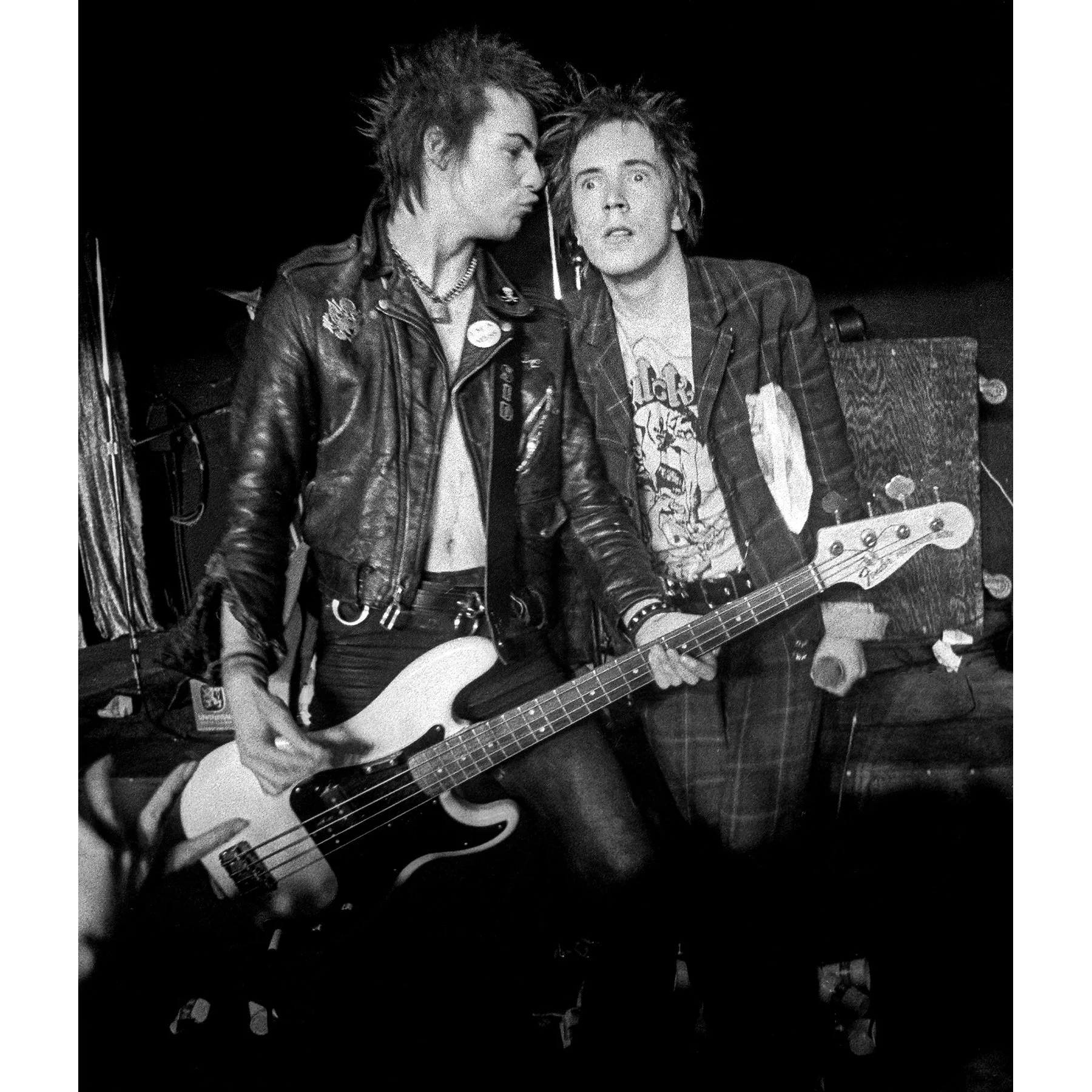 Sex Pistols' Johnny Rotten and Sid Vicious, 1978 by Jay Dickman
