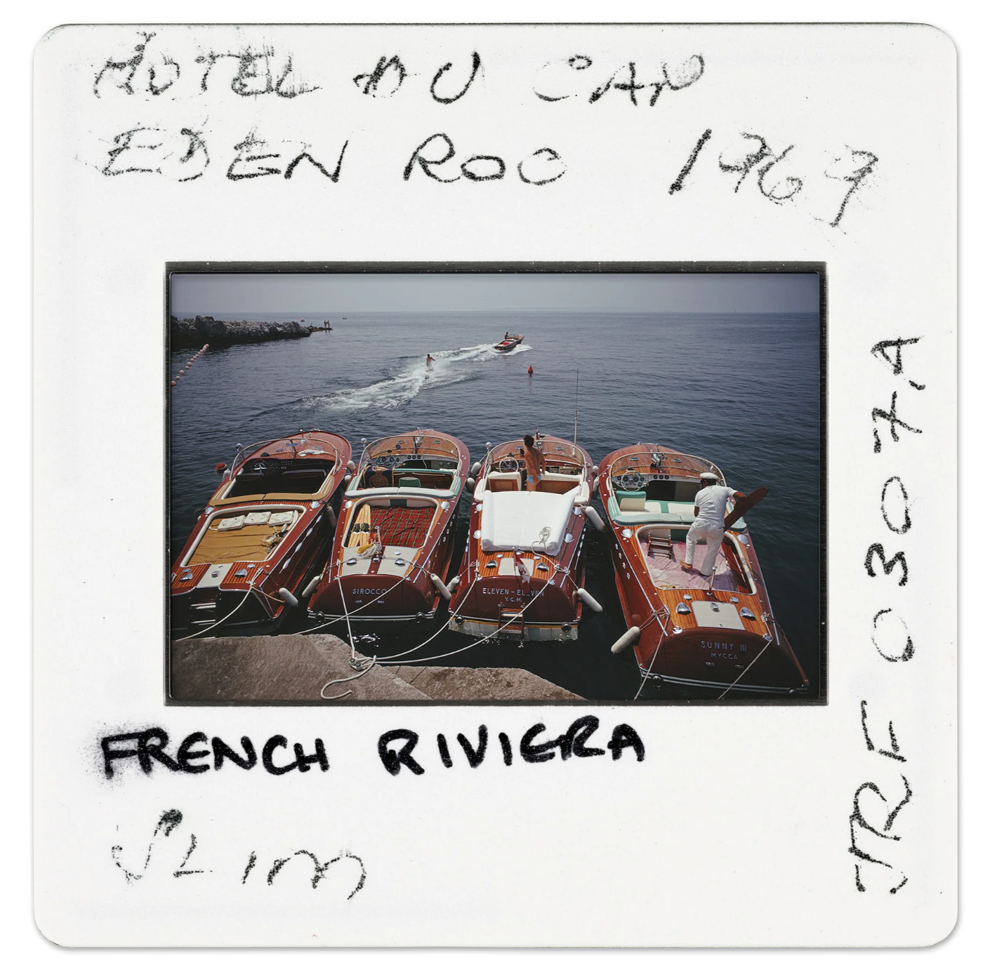 Hotel Du Cap-Eden-Roc Slide Print by Slim Aarons