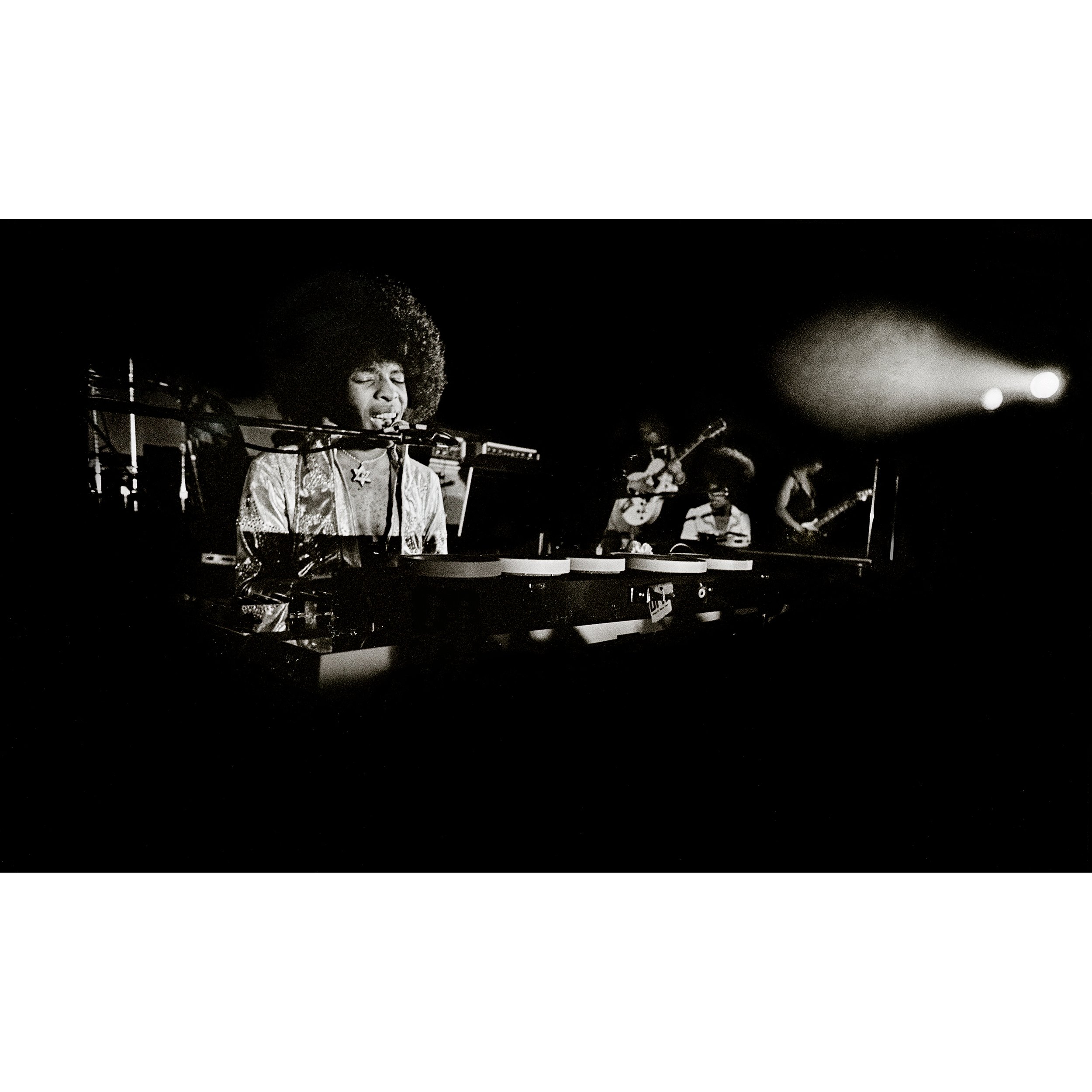Sly Stone at the organ by Jay Dickman