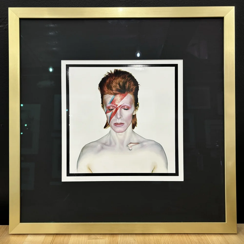 Museum quality fine art print of the cover Aladdin Sane by David 