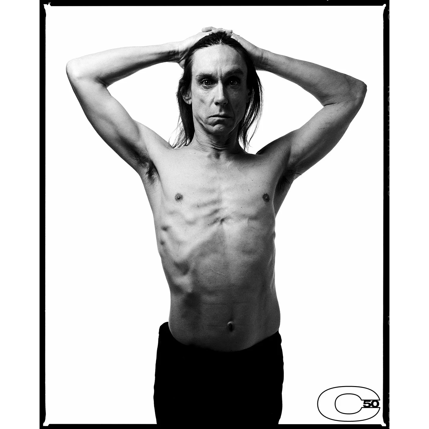 Iggy Pop 1993 Print by Chris Cuffaro