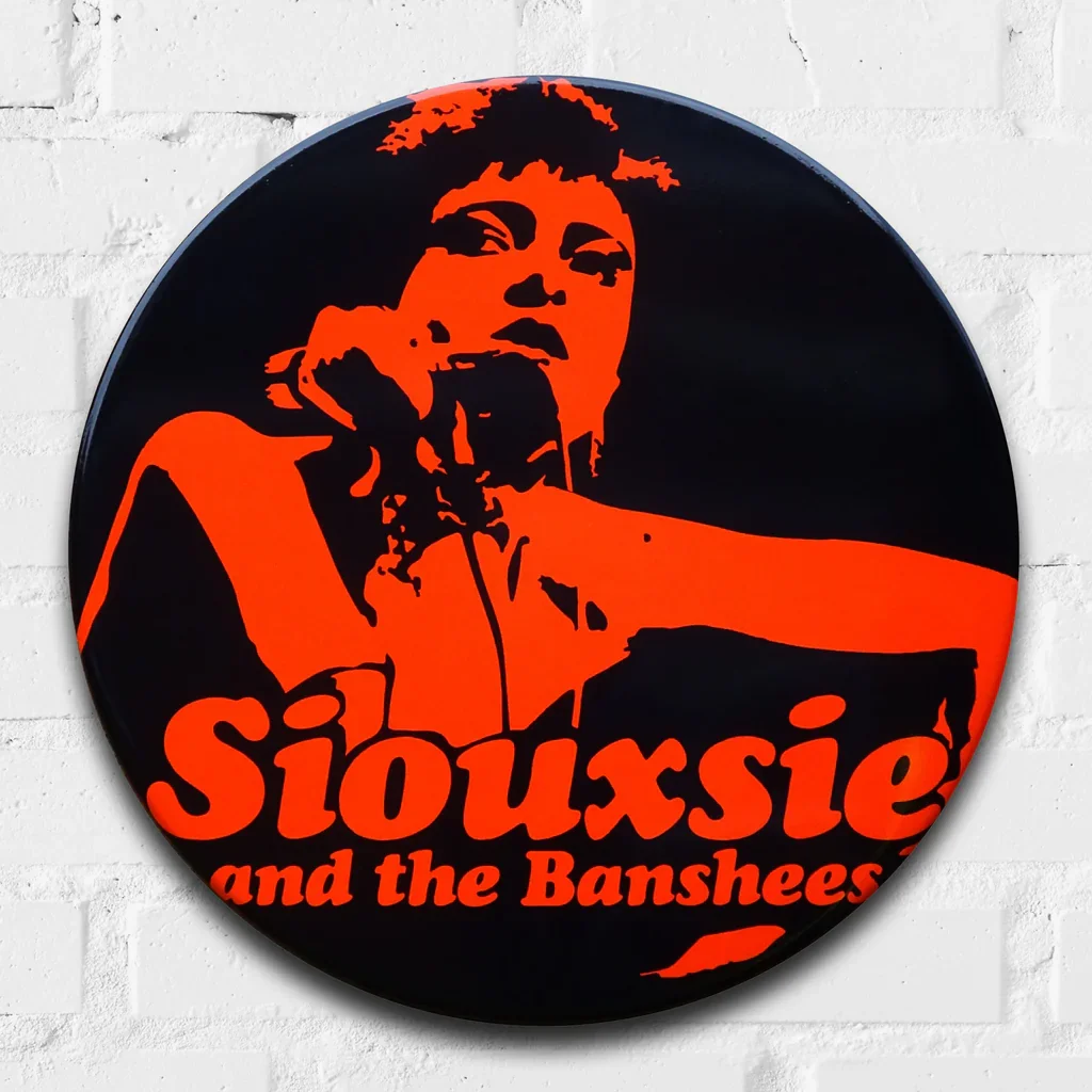 Siouxsie and the Banshees Giant 3D Vintage Button