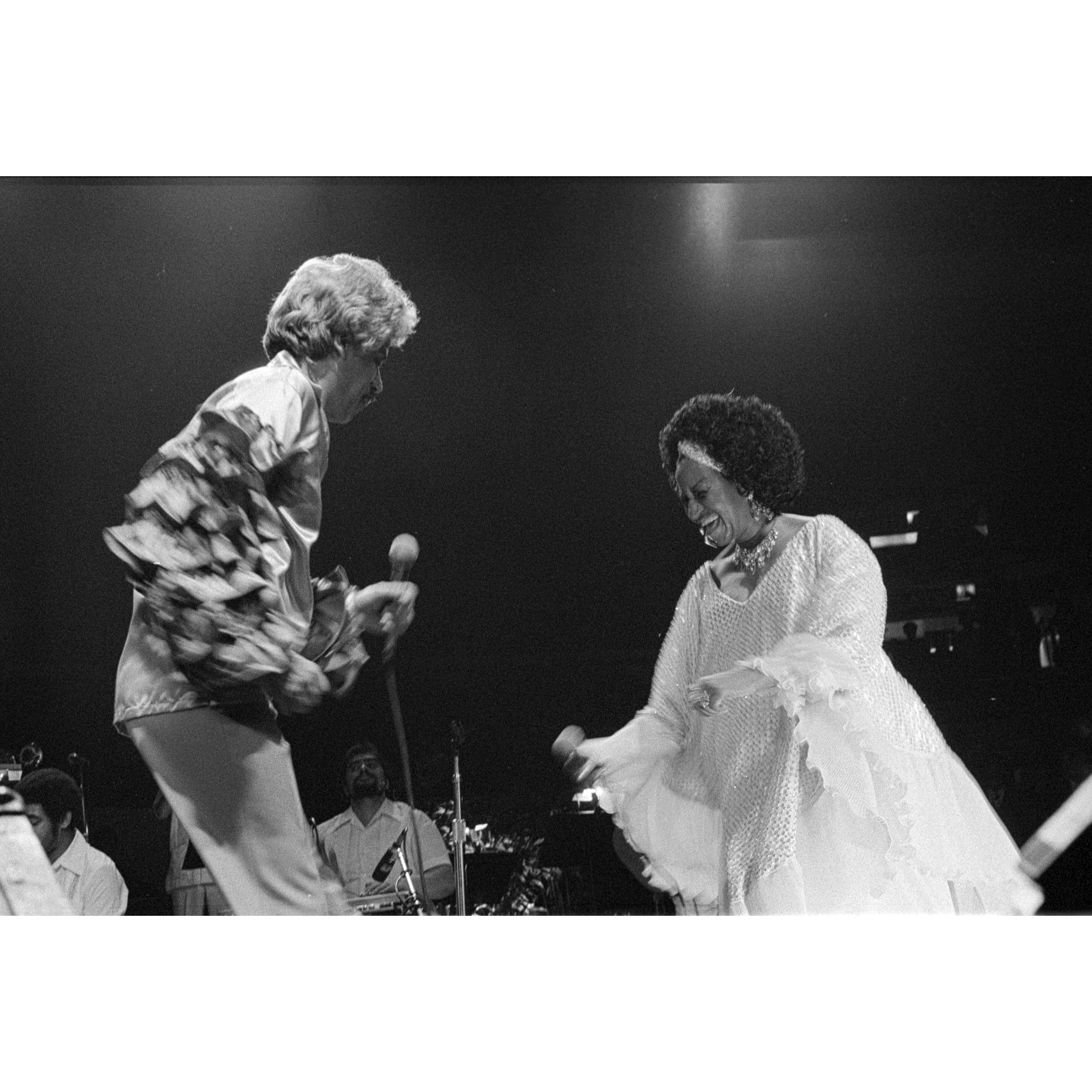 Celia Cruz and Johnny Pacheco in 1969 by Glen Craig