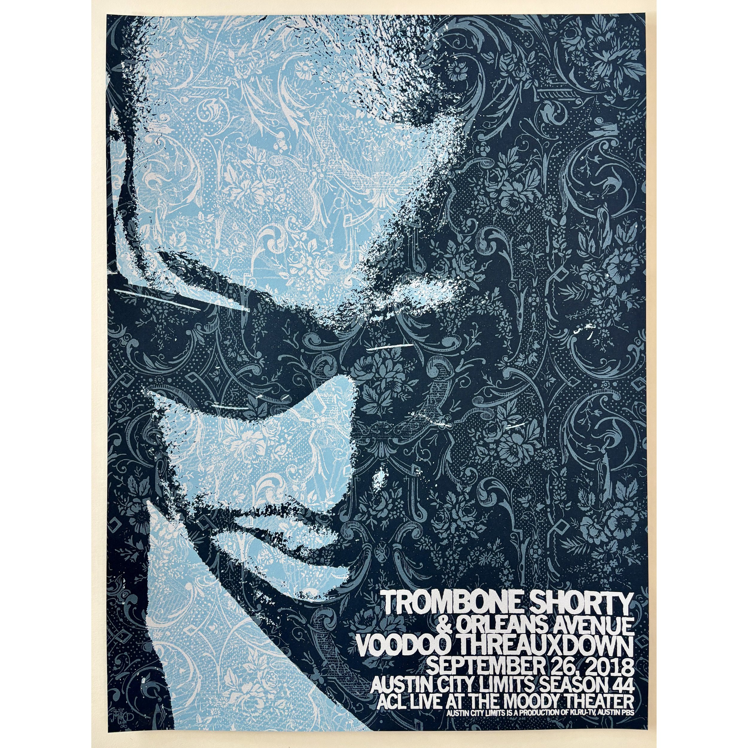 Trombone Shorty - Austin City Limits original poster - Season 44 - September 2018