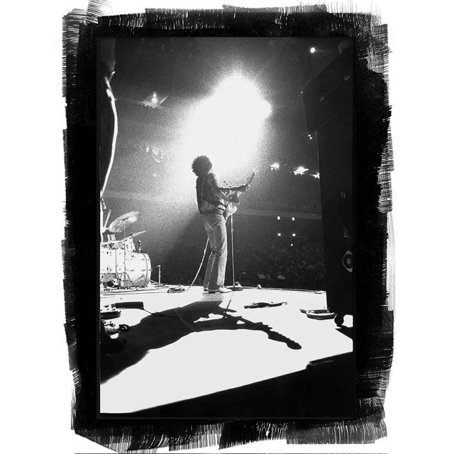 Jimi Hendrix, Boston, MA, Platinum Print by Glen Craig