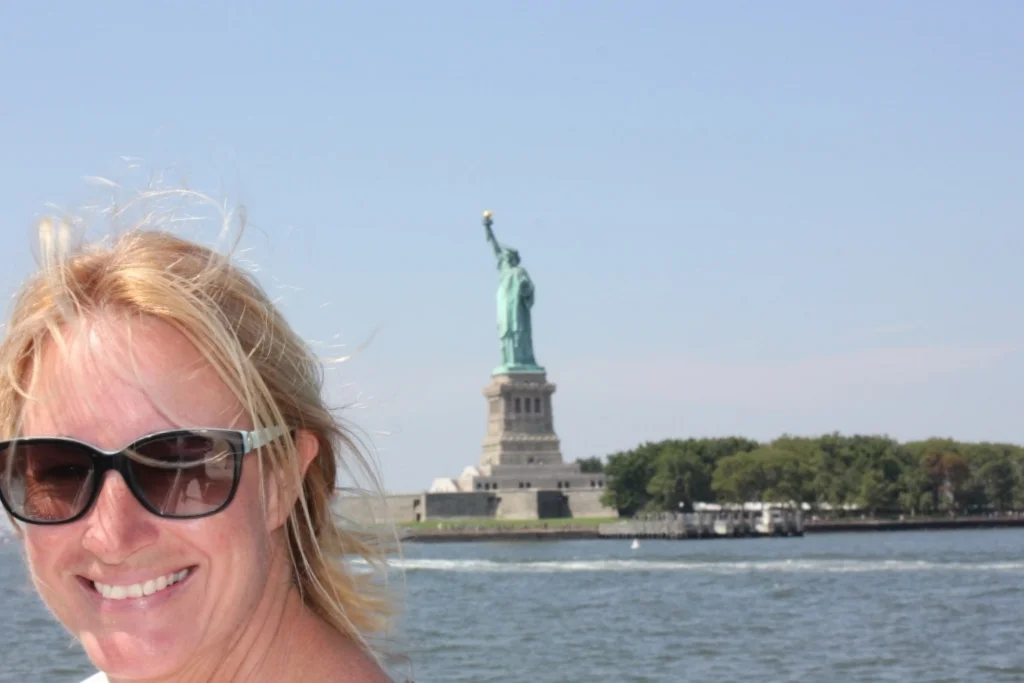 East River to the Statue of Liberty