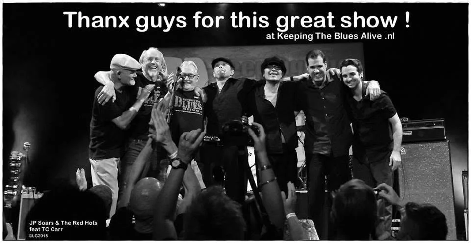 JP Soars with TC Carr in the Netherlands at "Keeping The Blues Alive" 10-2015