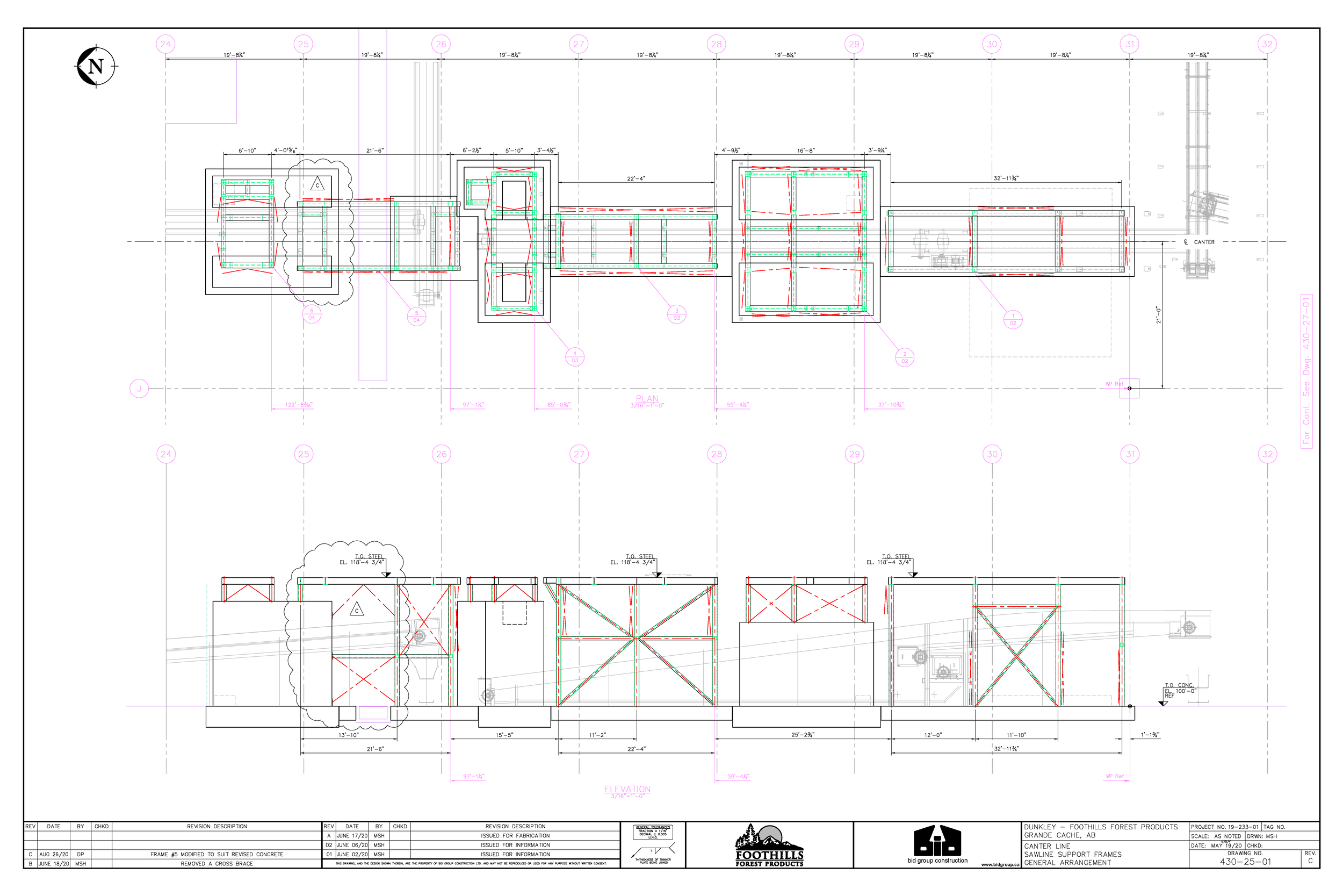 01-430-25 - FFP Grande Cache SM - Sawline Support Frames-RevC_Page_1.png