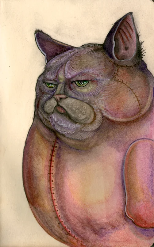 Colored pencil and graphite in Moleskine.