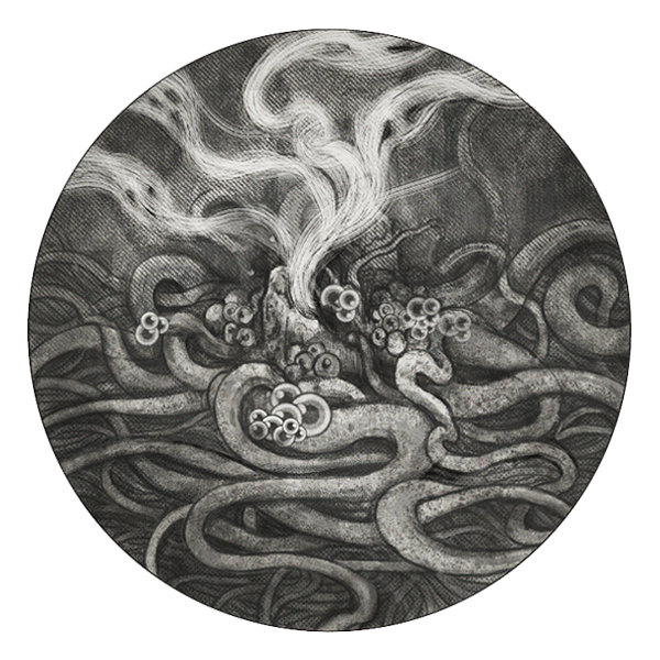 Pathways and trails converge toward a fetid sump, the dire cloaca where molten whispers leech hope from flesh.