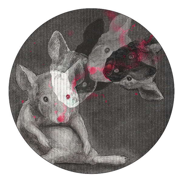 The red nose appeared again, in the darkness of the witch's claws, and from that darkness, a sound: "If only one, then I."
