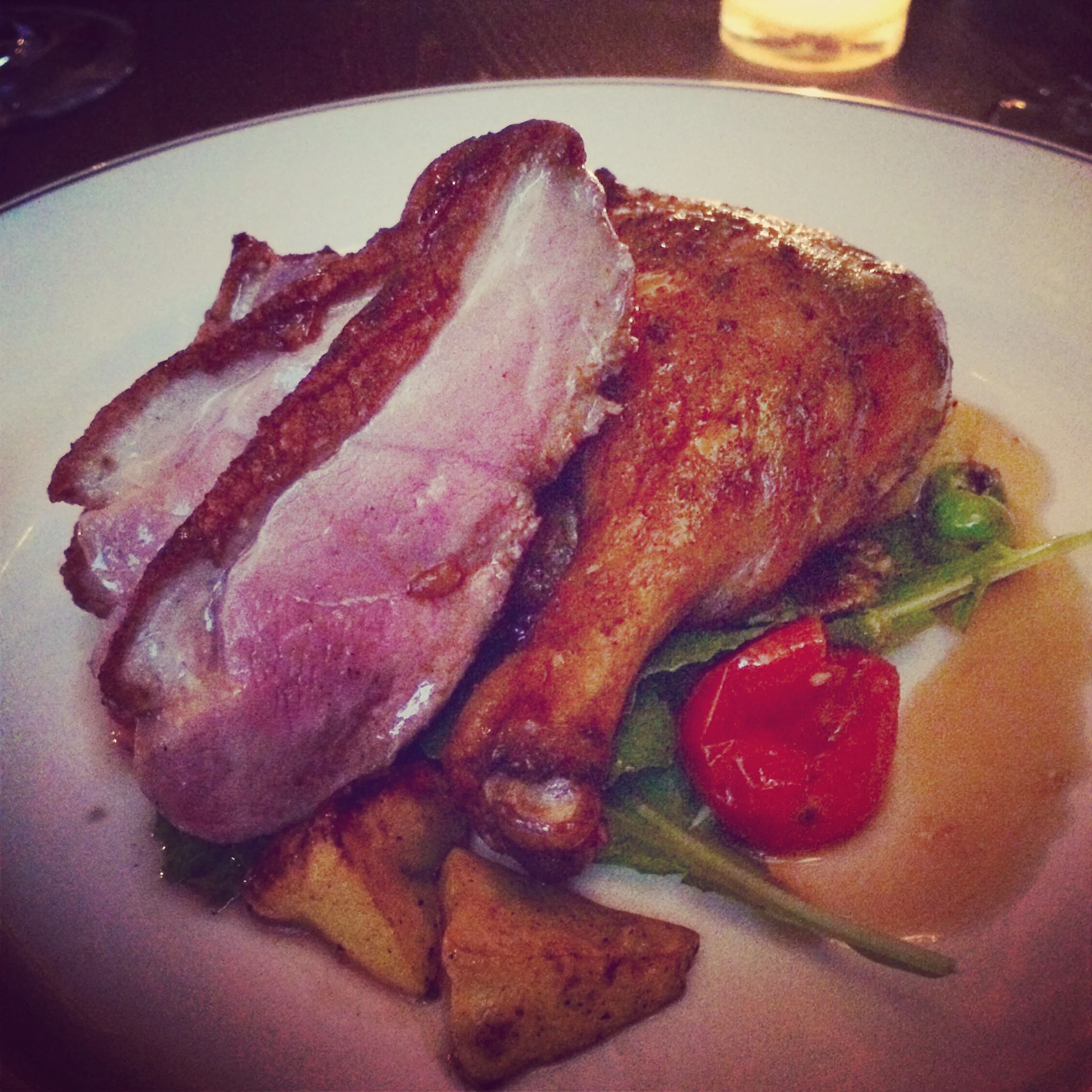 SEARED DUCK BREAST & DUCK CONFIT