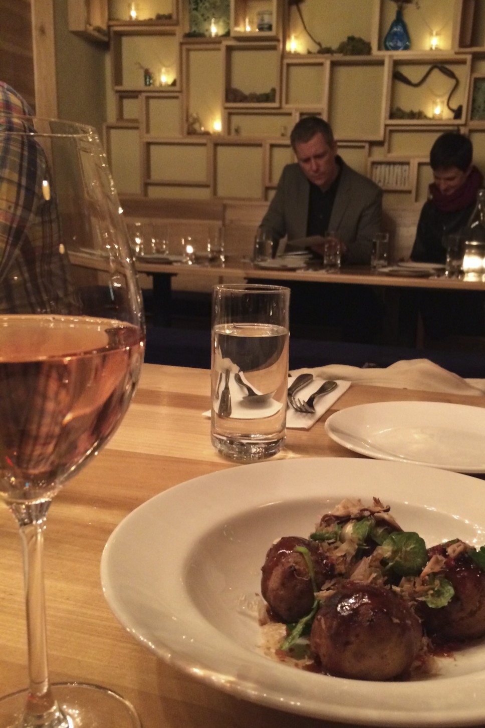 PORK MEATBALLS, SHIITAKE, BONITO, SOPPRESSATA