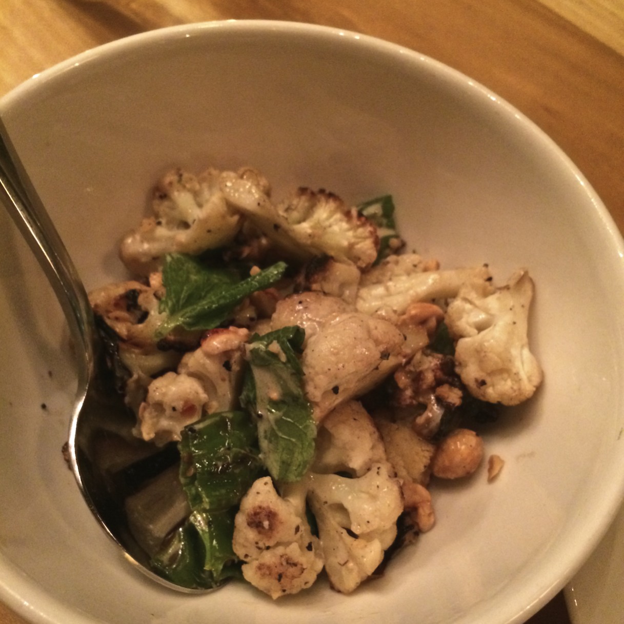 CAULIFLOWER, HAZELNUT, SHISHITO