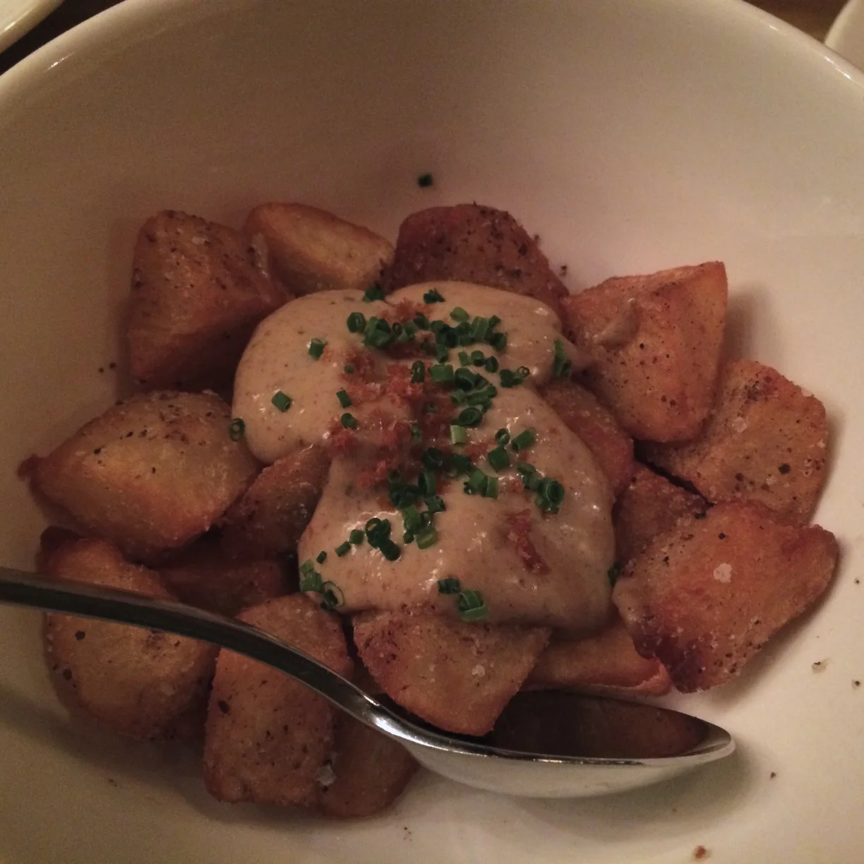 POTATOES, PORCINI MAYO, CHORIZO