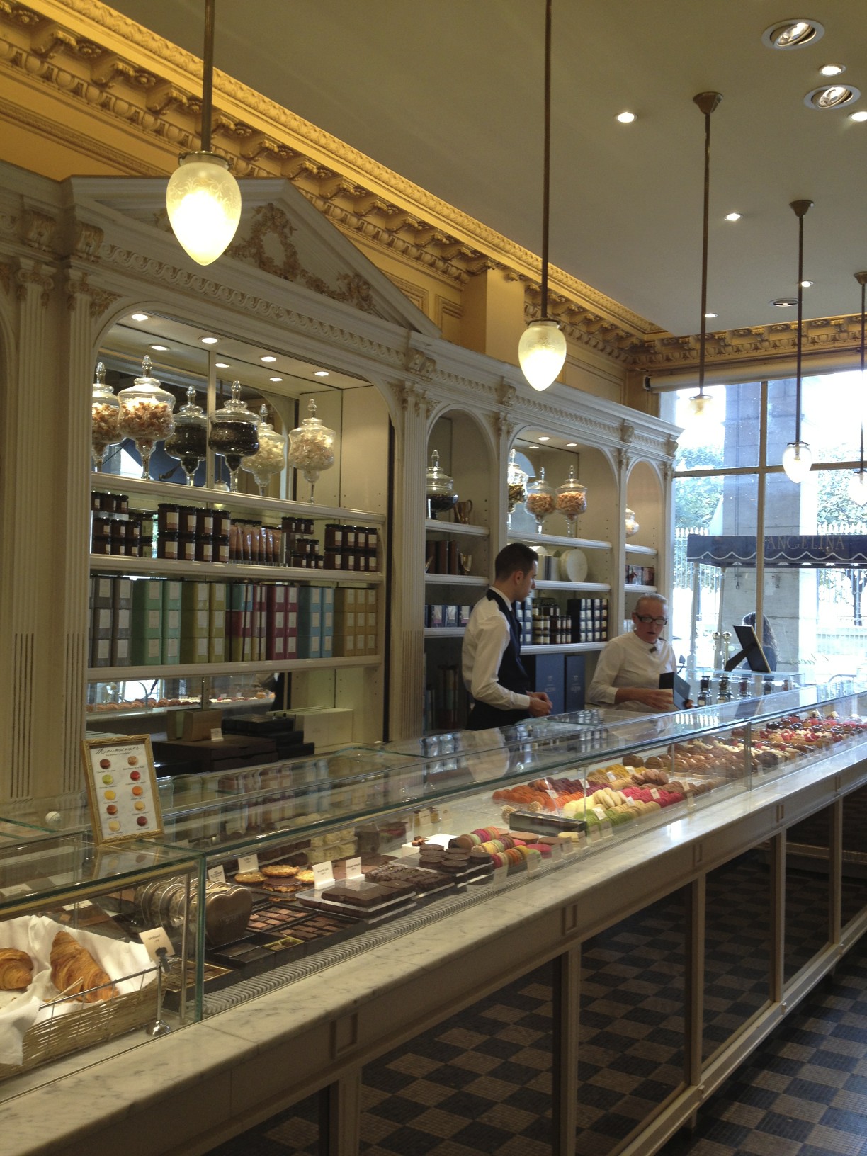 THE FRONT PARLOR IS A PATISSERIE