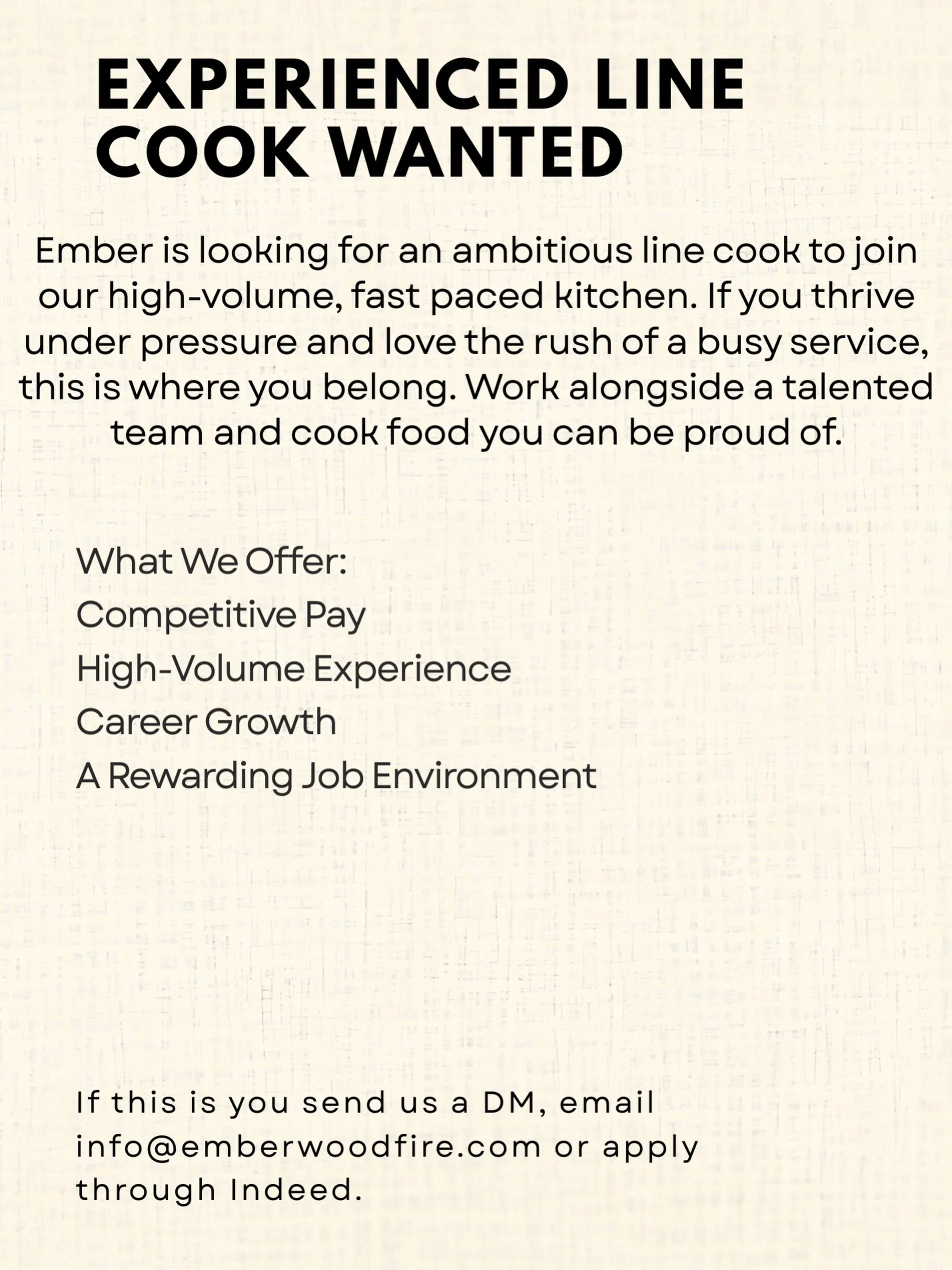 Join our team!