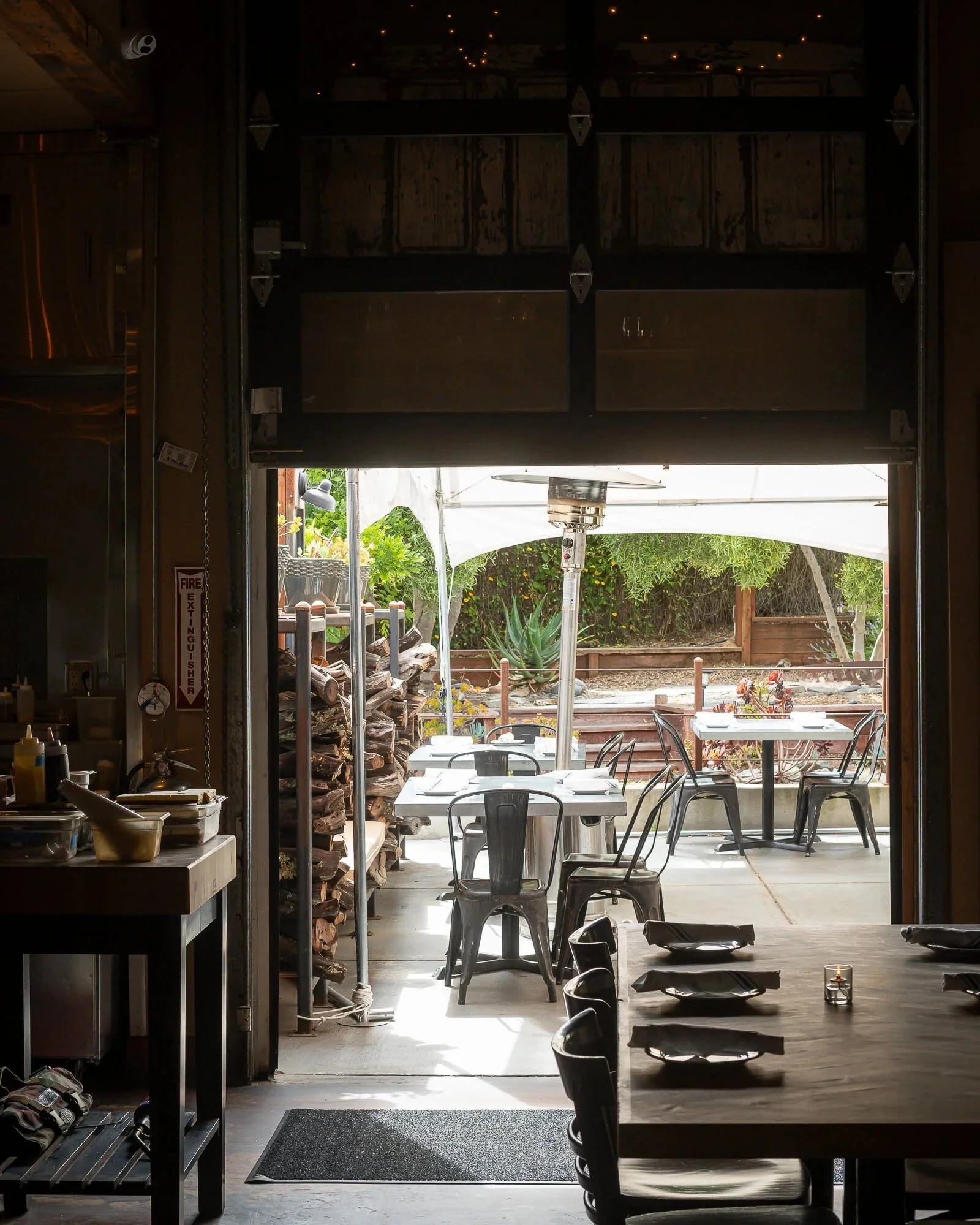 The wood-fired kitchen at Ember, a restaurant in Arroyo Grande near Pismo Beach
