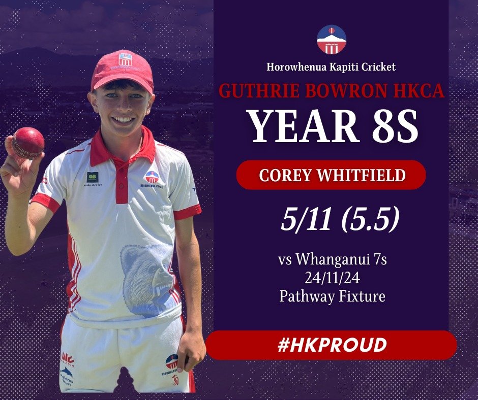 🏏PATHWAY CRICKET WRAP🏏
On Sunday we saw all of our Pathway team in action against Manawatu, Whanganui and Wairarapa. There were some awesome results throughout the day, and plenty of enjoyment from all involved.❤💙

🔴CRICKET EXPRESS HKCA YEAR 11/1