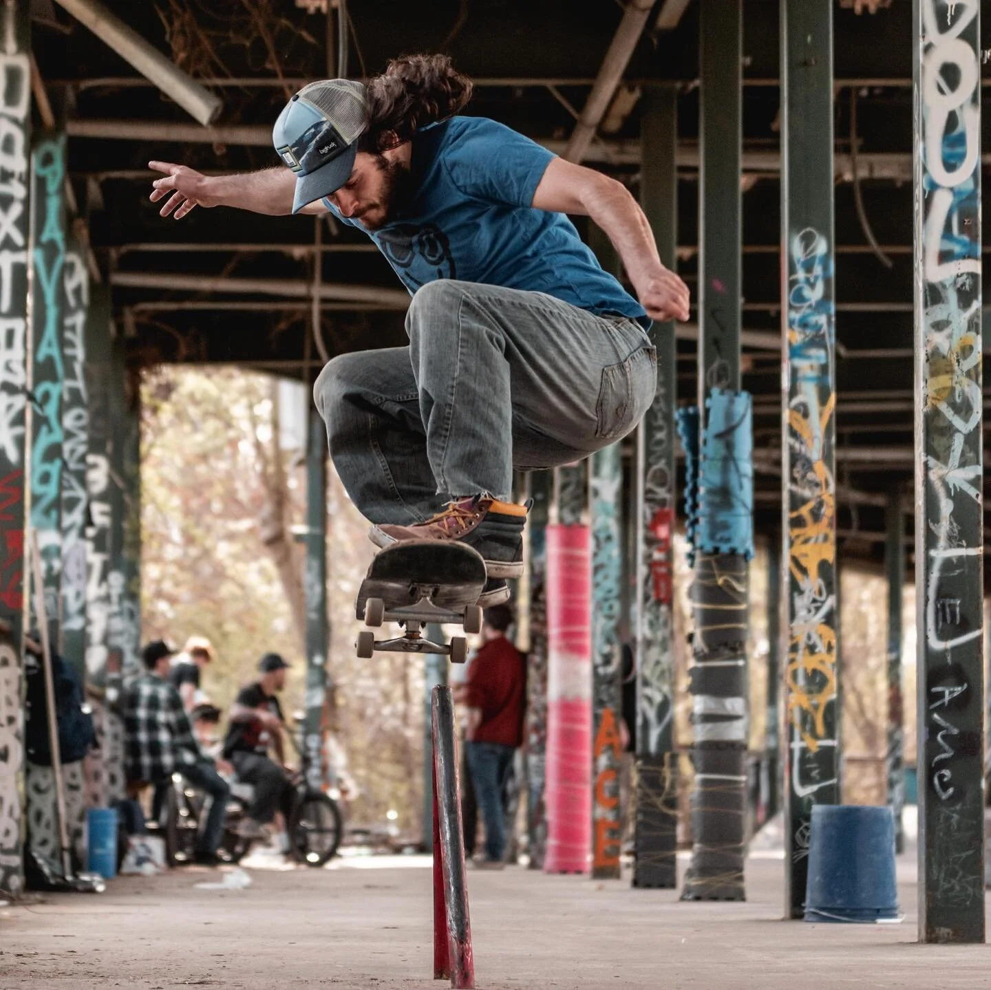 One of my favorite skateboarding pictures to date! Which one do you like better the first shot or the second? (Swipe) 

So lately I&rsquo;ve been pretty bummed, mostly because all I want to do is skate and I&rsquo;ve been off my board for too long be