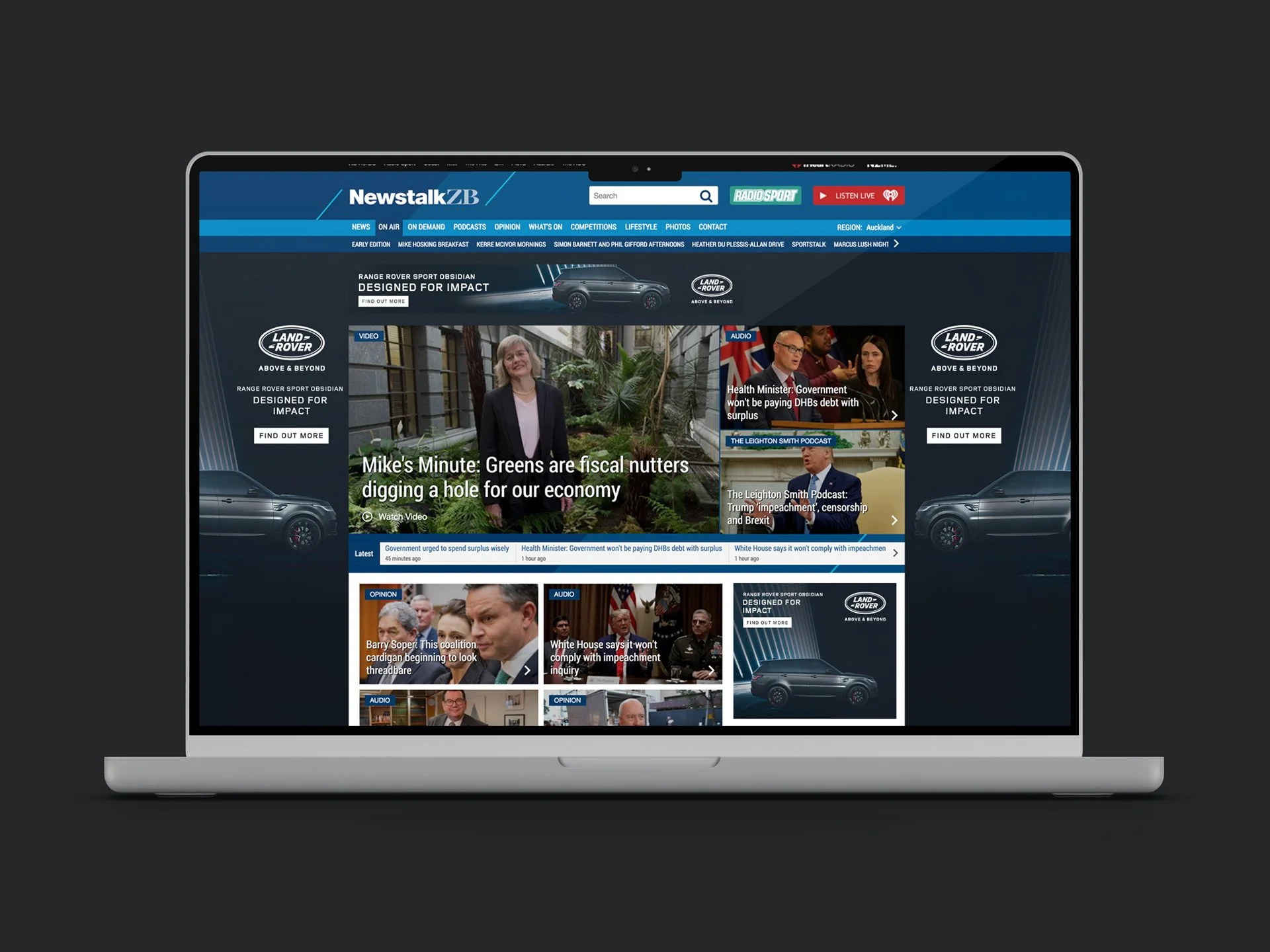 Website Takeover  |  Land Rover