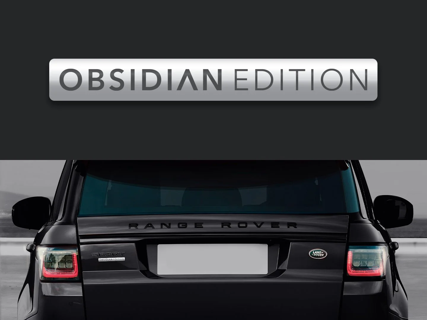 Obsidian Edition Badge  |  Land Rover