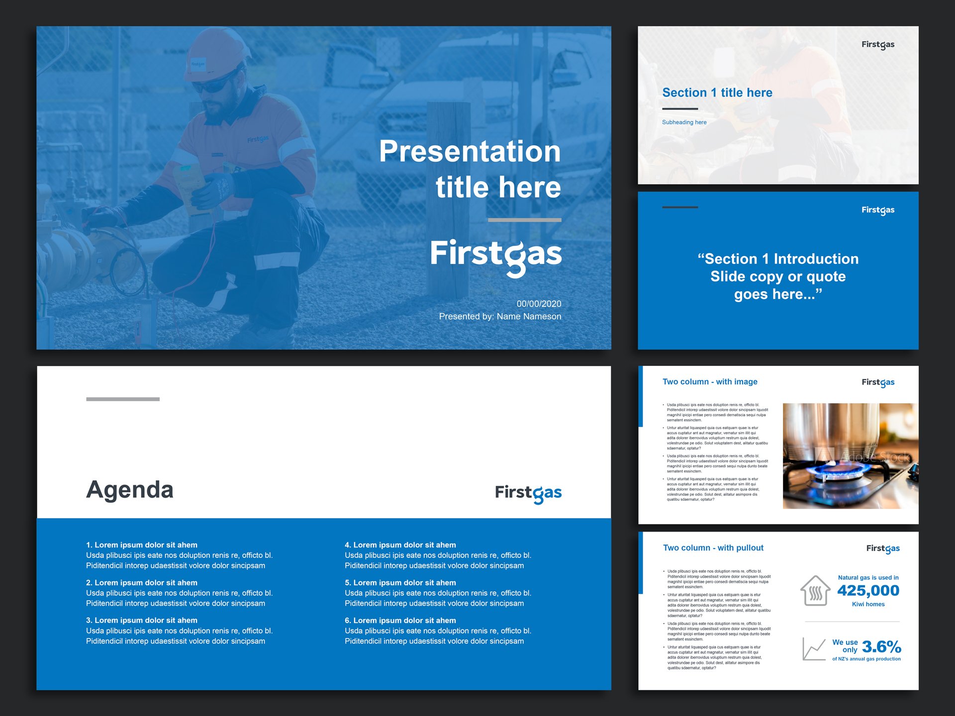 PPT Template | Firstgas
