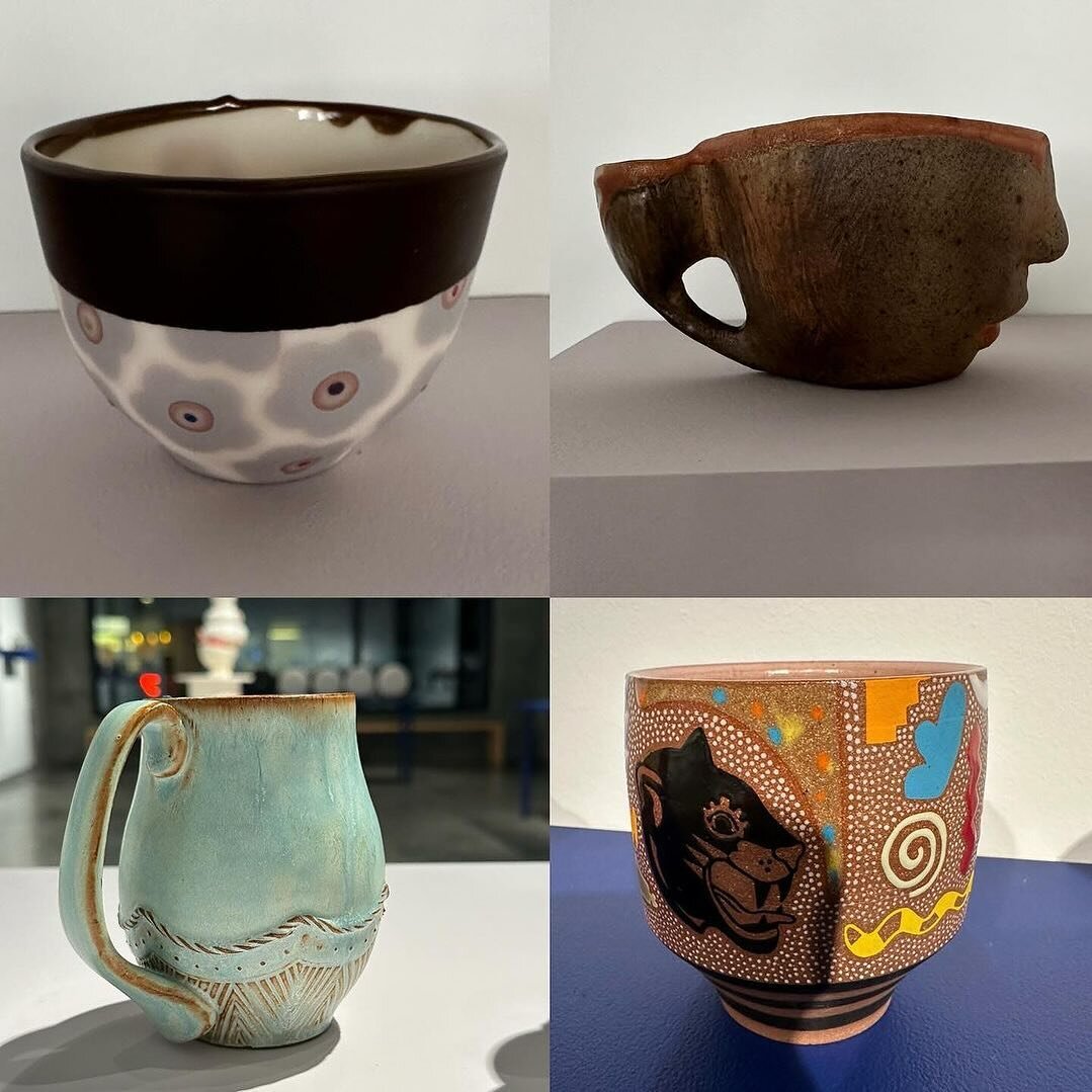 Repost from @aderowillard
&bull;
LSU School of Art&rsquo;s biennial cup show, 8 Fluid Ounces, features over 100 ceramic cups and vessels by twenty-six artists invited from across the country. This year it will be on view, with works for sale, from Fe