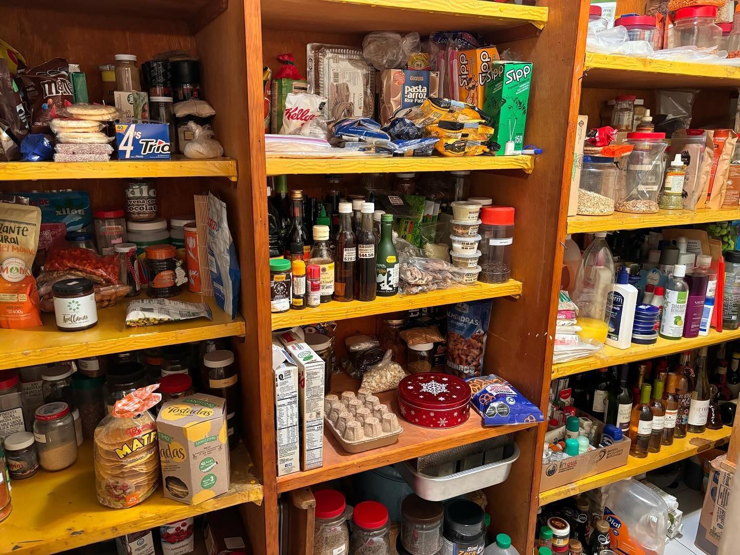 Nothing describes my mother better than her pantry.

Yes, it sucks that she passed away so suddenly, she was lucid, active, and present. 

But she was crystal clear that under no circumstances she wanted to reach a point and/or live without being luc