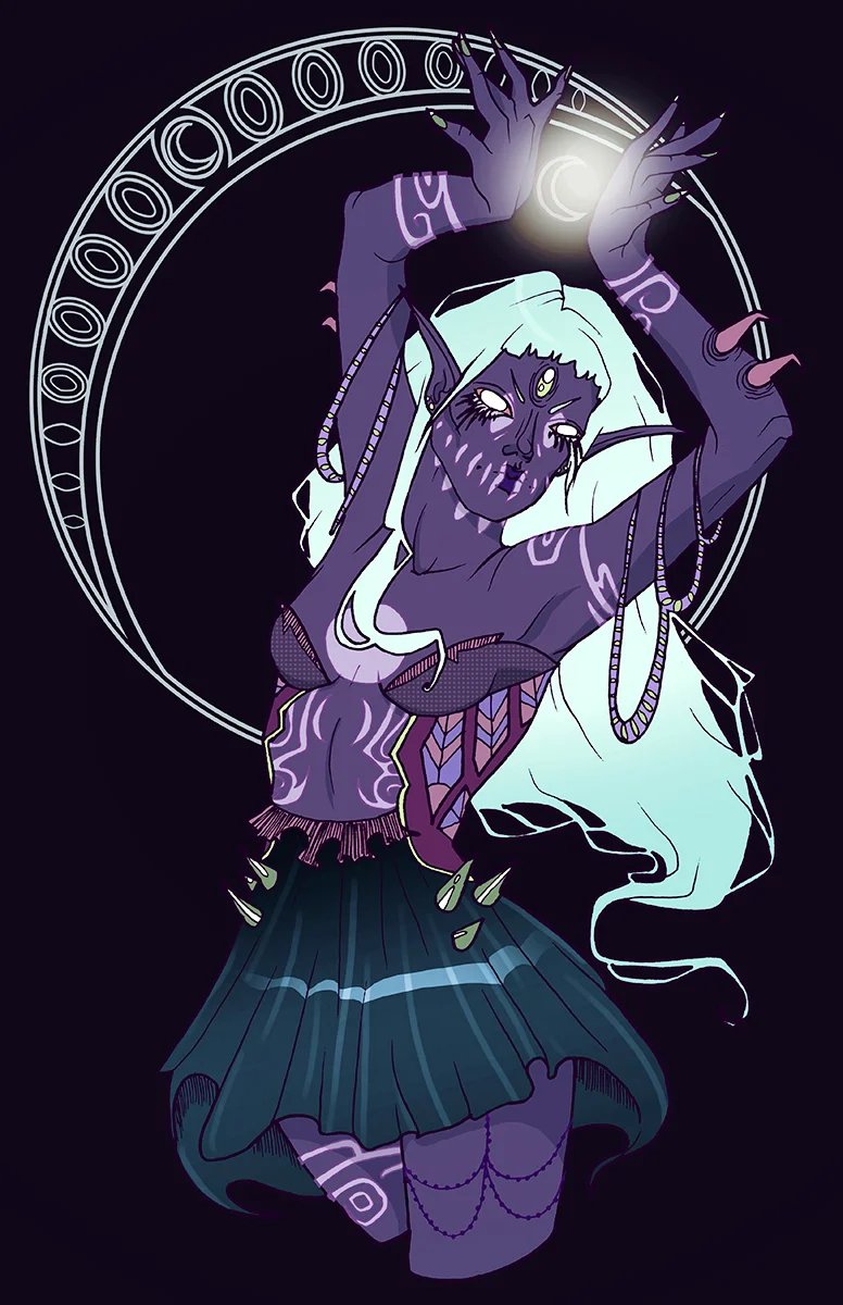 elf for themed artists' zine