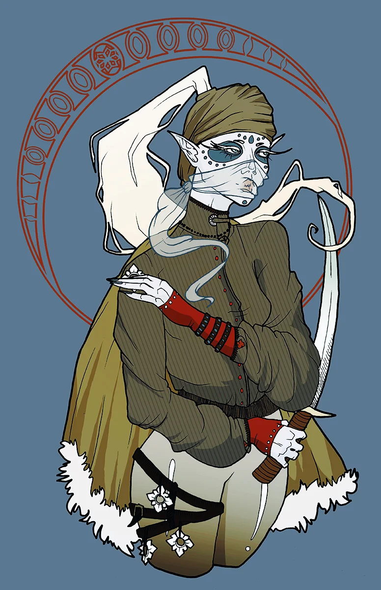 elf for themed artists' zine