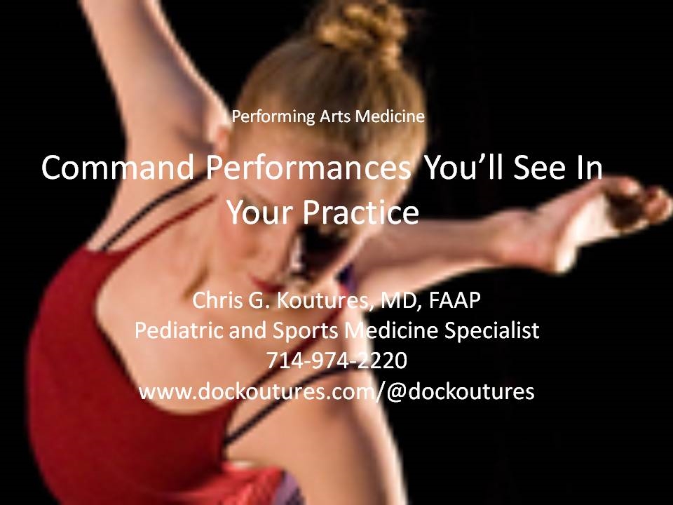 Performing Arts Medicine Grand Rounds Video