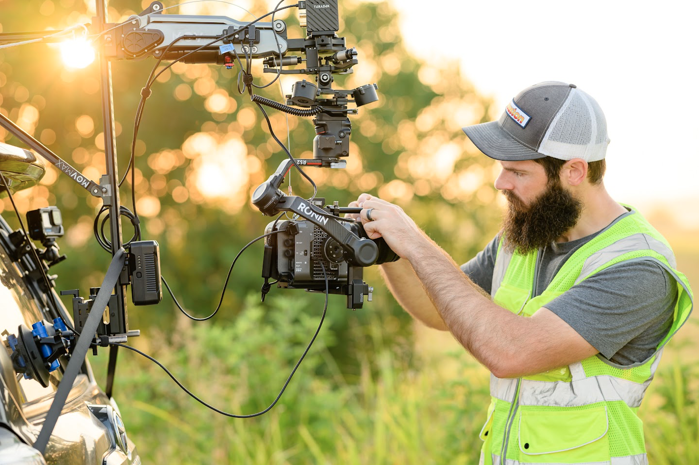 Houston video production crew services including director of photography and camera operators